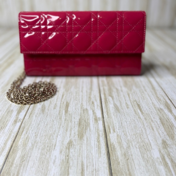 🎀Christian Dior Lady Dior Wallet On Chain🎀 - Picture 10 of 10